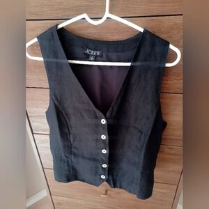 Brand new slim fit linen vest